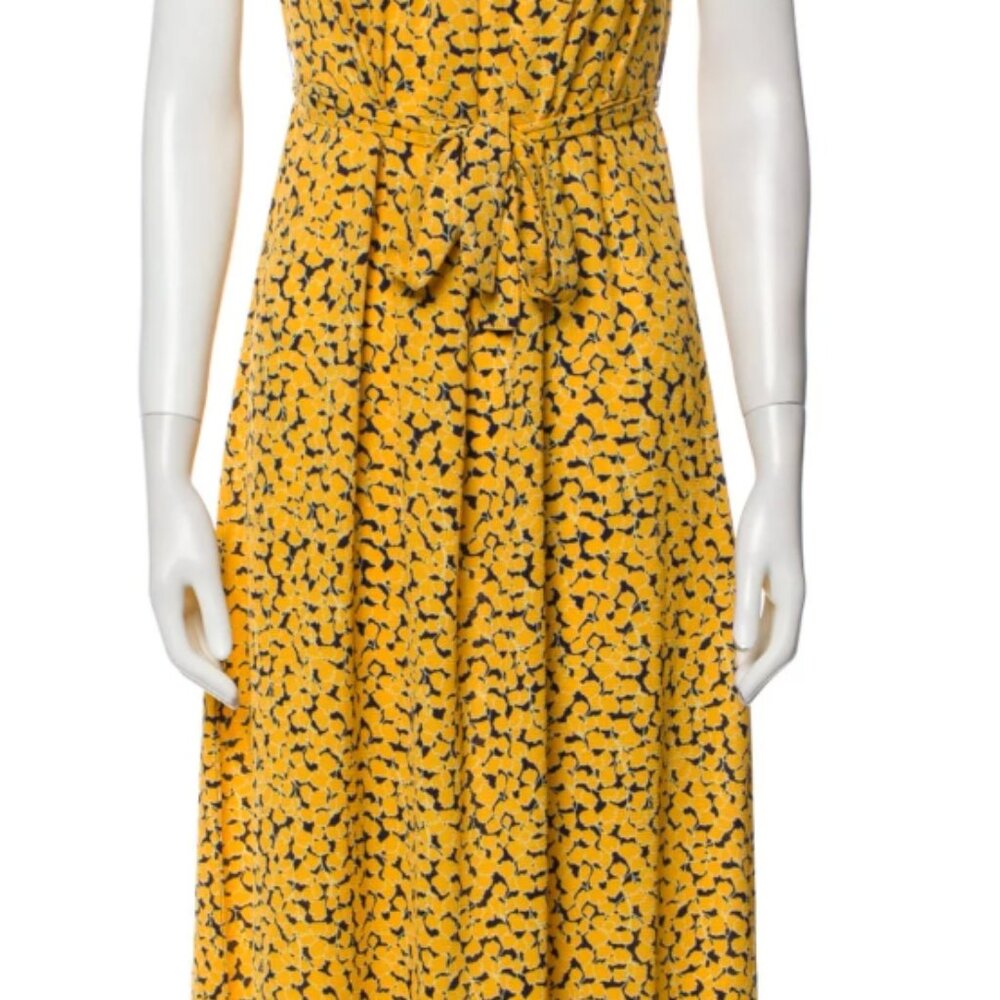 Michael Kors Floral Print Long Dress